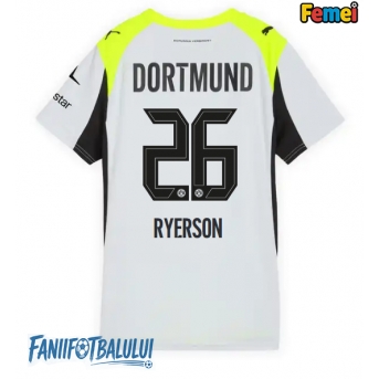 Borussia Dortmund Julian Ryerson #26 Tricou Fotbal Replică 2025-26 Femei Deplasare